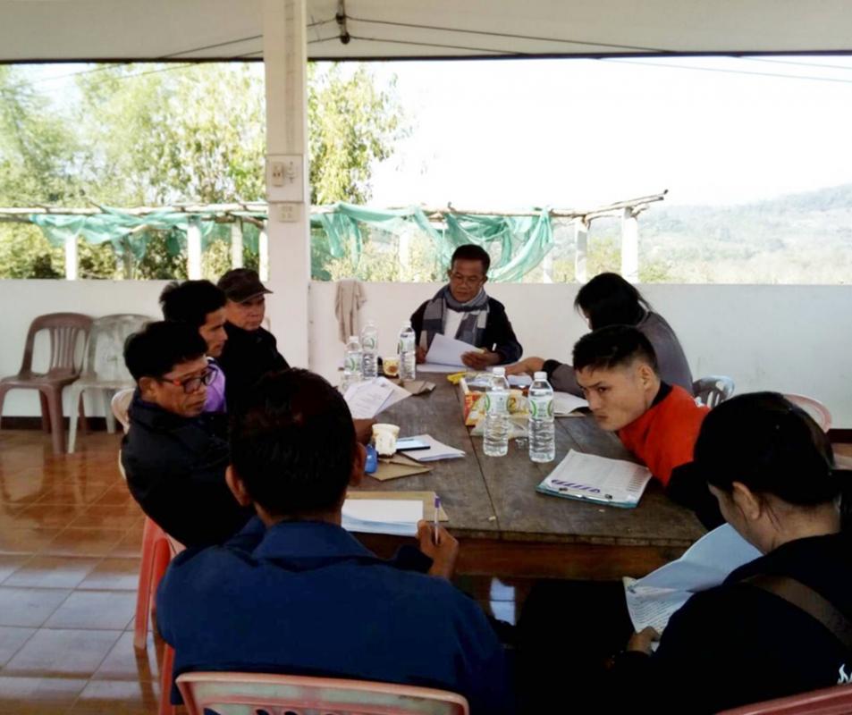 การประชุมคณะทำงานสภาเกษตรกรอำเภออุ้มผาง ครั้งที่ 1/2560