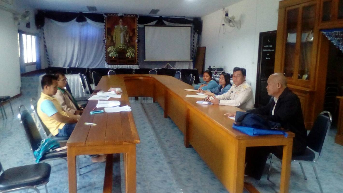 การประชุมคณทำงานสภาเกษตรกรอำเภอท่าสองยาง ครั้งที่ 1/2560