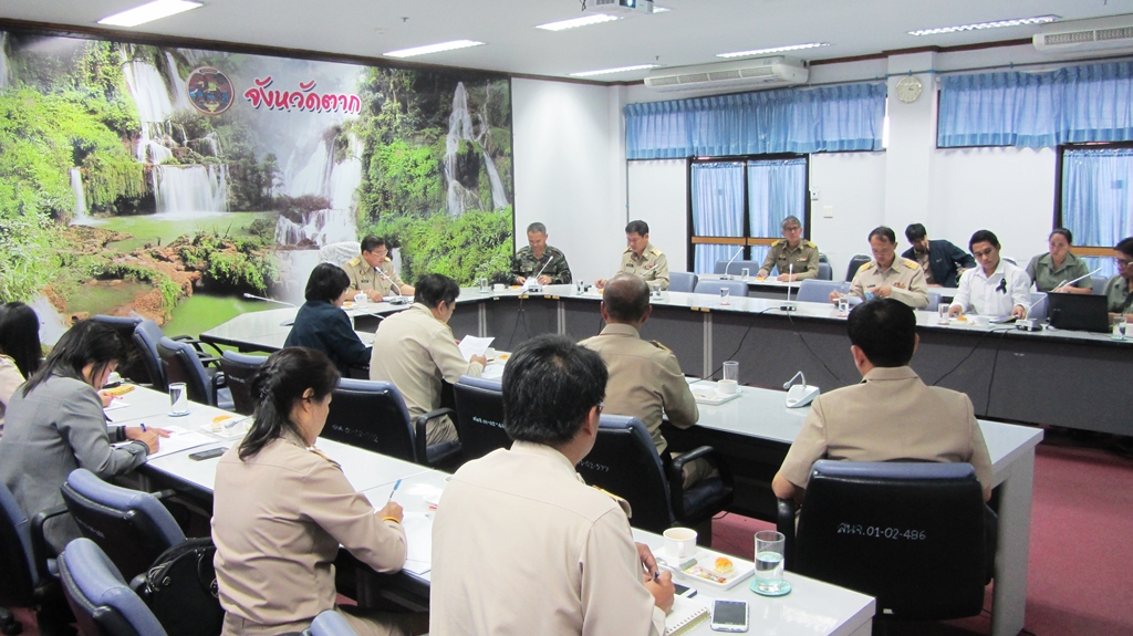 การประชุมหารือแนวทางการดำเนินการคัดค้านการก่อตั้งโรงงานจัดการกากขยะอุตสาหกรรม