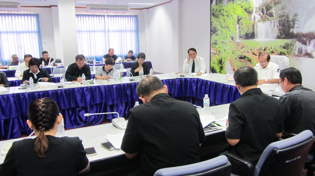 การประชุมคณะอนุกรรมการติดตามกำกับดูแลการบริหารจัดการข้าว ระดับจังหวัด