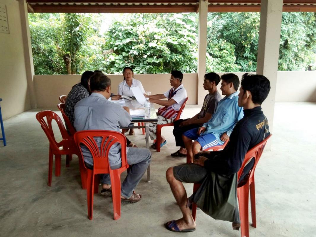 การประชุมคณะทำงานสภาเกษตรกรอำเภออุ้มผาง จังหวัดตาก ครั้งที่ 2/2560 