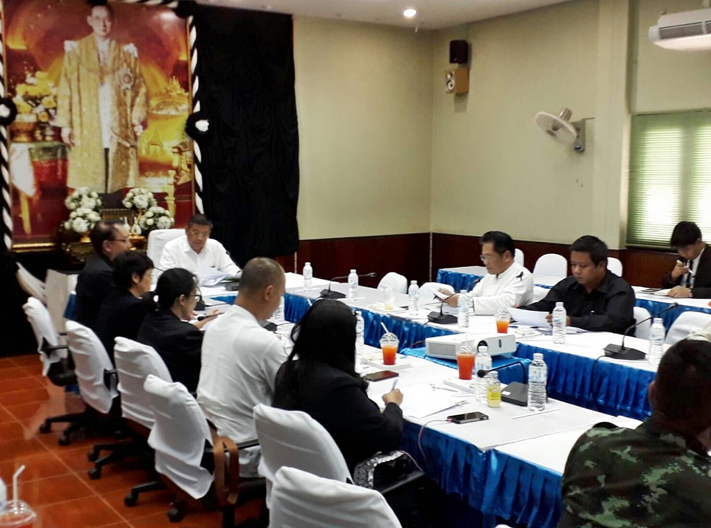 การประชุมคณะกรรมการเพื่อแก้ไขปัญหาเกษตรกรอันเนื่องมาจากผลผลิตการ ระดับจังหวัด