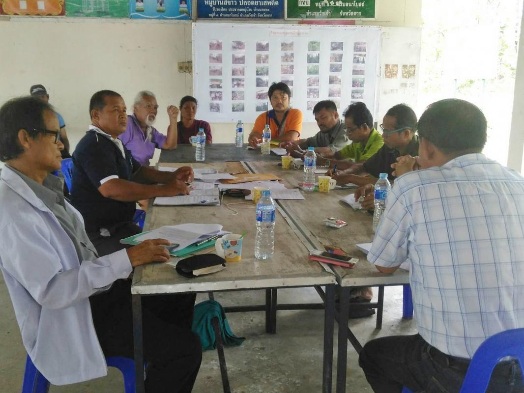 การประชุมคณะทำงานสภาเกษตรกรระดับอำเภอ อำเภอวังเจ้า ครั้งที่ 3/2560