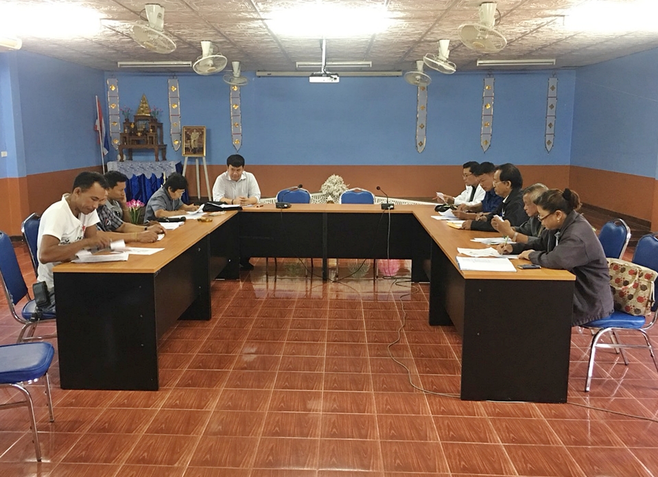 การประชุมคณะทำงานสภาเกษตรกรระดับอำเภอ อำเภอบ้านตาก ครั้งที่ 3/2560