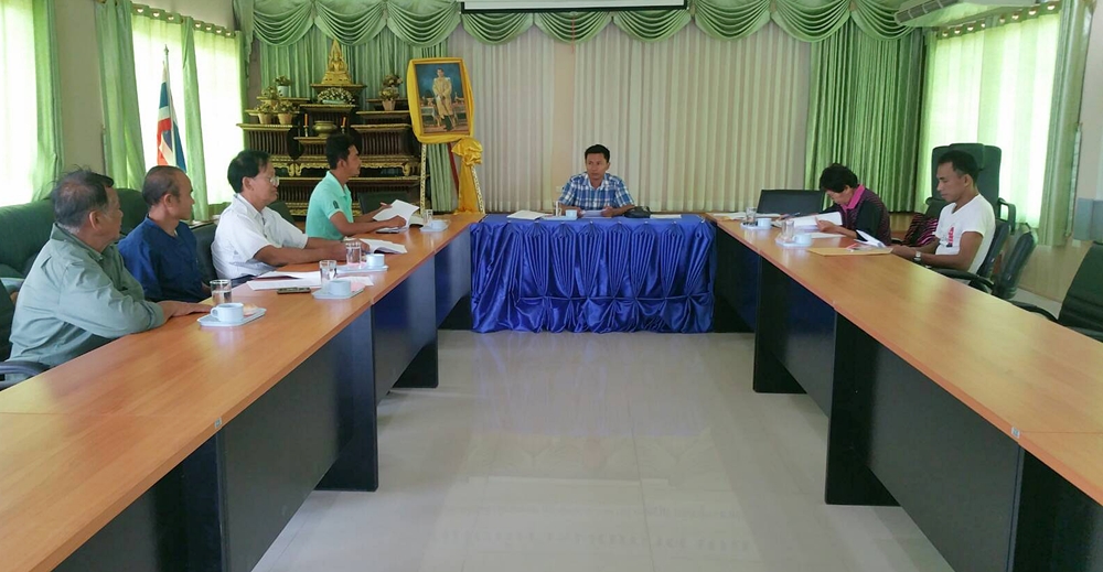 การประชุมคณะทำงานสภาเกษตรกรระดับอำเภอบ้านตาก ครั้งที่ 2/2561