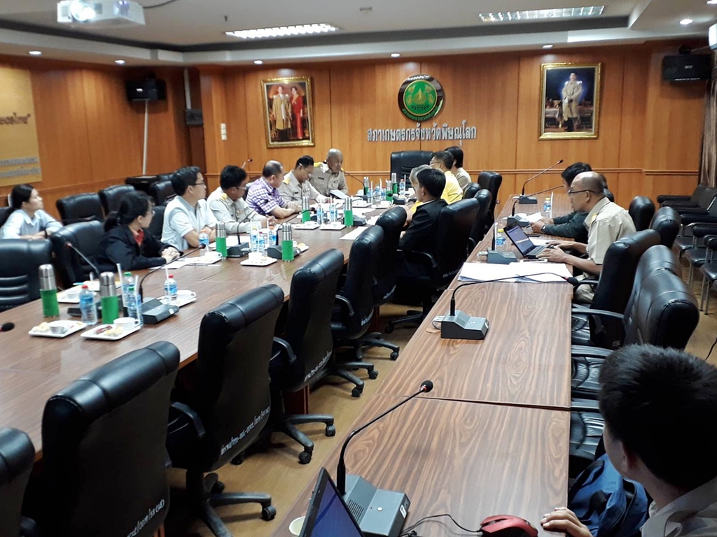 การประชุมเพื่อปรึกษาหารือแนวทางการดำเนินงานร่วมกับหัวหน้าสำนักงานสภาเกษตรกรจังหวัด 9 จังหวัดภาคเหนือตอนล่าง