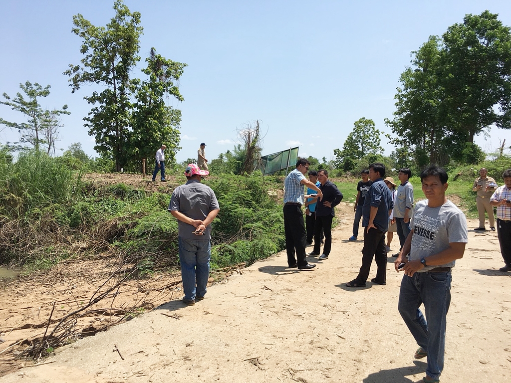 การลงพื้นที่สำรวจสถานที่จัดทำฝายชะลอน้ำ ต.วังประจบ อ.เมือง จ.ตาก