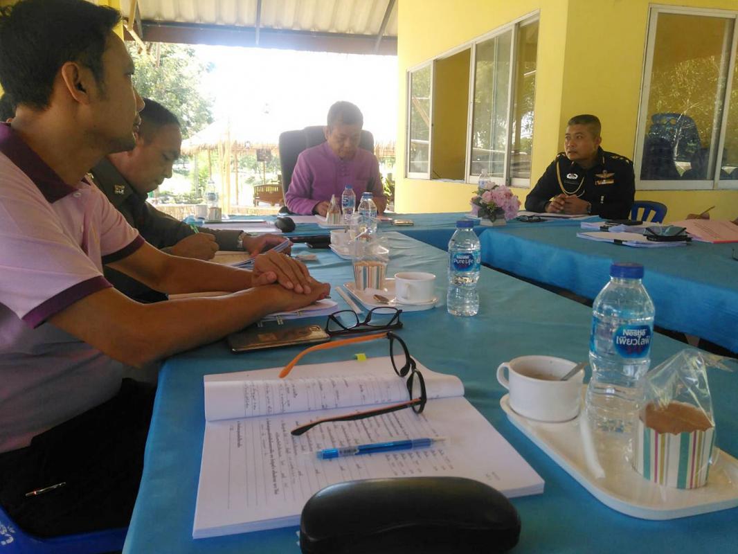 การประชุมคณะอนุกรรมการบริหารกองทุนหมุนเวียนเพื่อการกู้ยืมแก่เกษตรกรและผู้ยากจน (อบก.) ส่วนอำเภอวังเจ้า