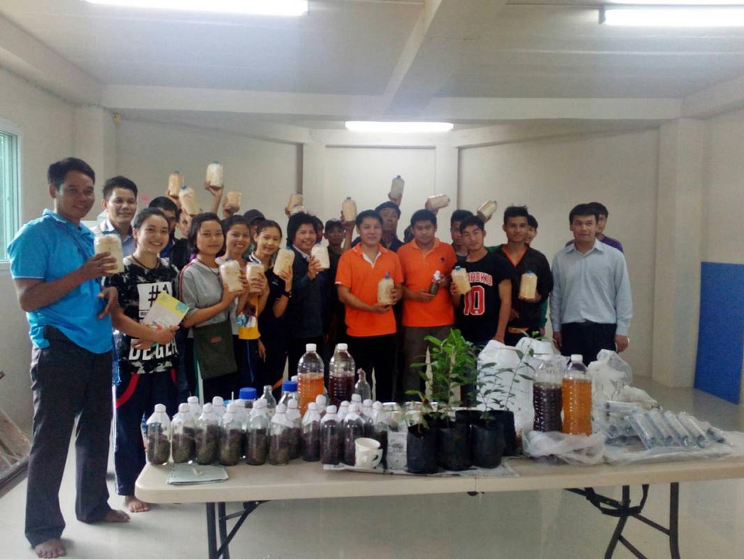  บูรณาการการดำเนินงานกิจกรรมฝึกอบรม เรื่อง “การปฎิบัติทางการเกษตรที่ดี (GAP) และกระบวนการเพาะเห็ดป่าและเห็ดเศรษฐกิจแบบครบวงจร”