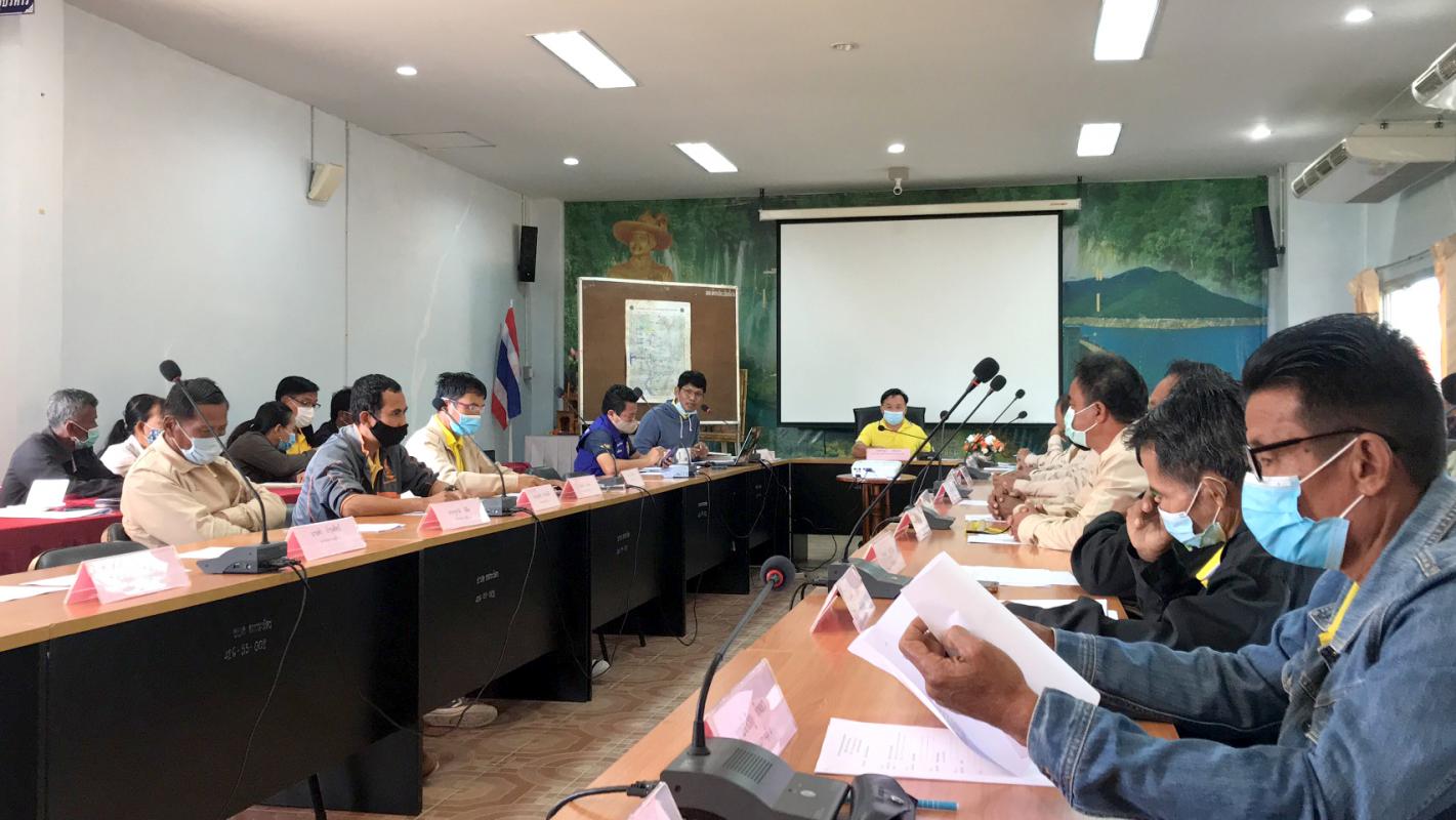 การประชุมขับเคลื่อนและผลักดันการแก้ไขปัญหาภัยแล้งซ้ำซากบริเวณลุ่มน้ำวังตอนล่าง