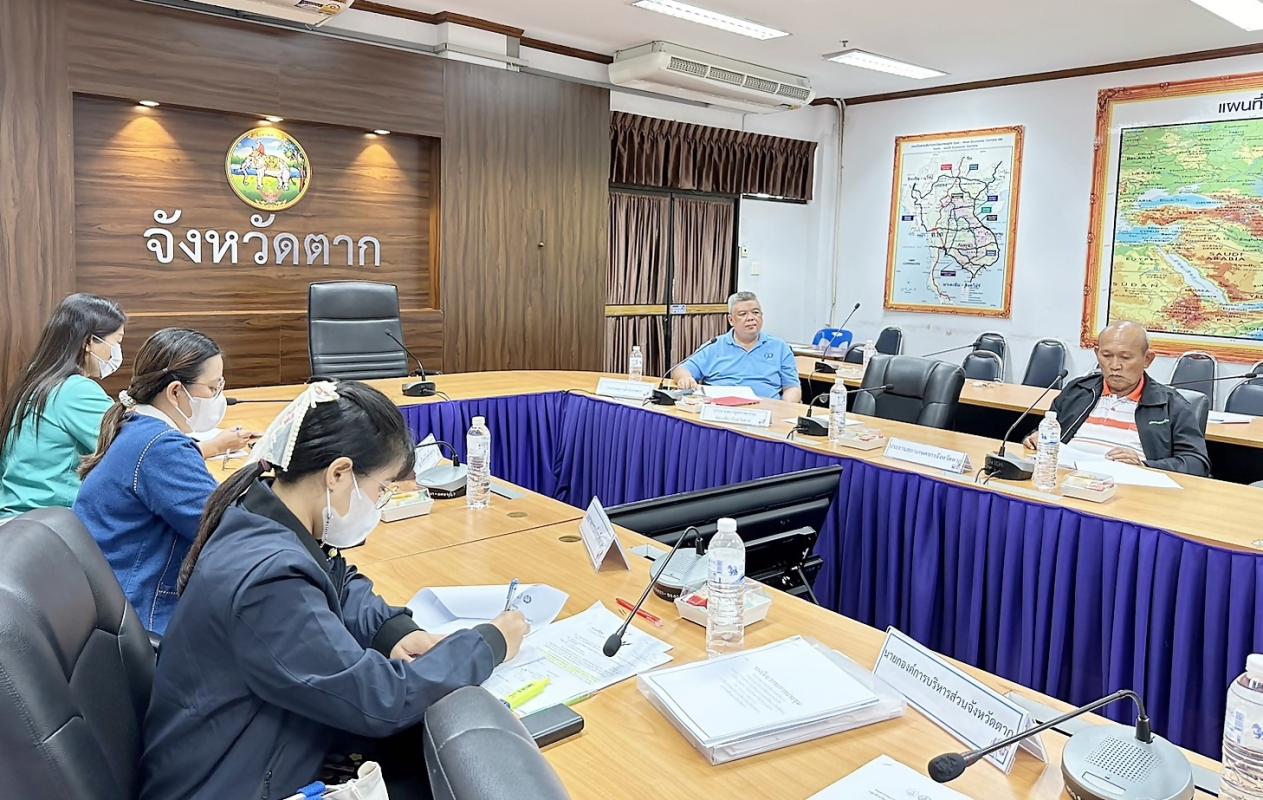 การประชุมคณะกรรมการร่วมภาครัฐและเอกชนเพื่อแก้ไขปัญหาทางเศรษฐกิจกลุ่มจังหวัดภาคเหนือตอนล่าง 1 (กรอ.กลุ่มจังหวัด) ครั้งที่ 5/2566