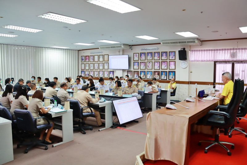 การประชุมรับมอบนโยบายป้องกันและแก้ไขปัญหาภัยแล้ง ด้านการเกษตรในพื้นที่จังหวัดตาก