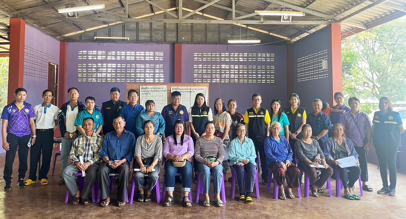  กาประชุมจัดทำแผนพัฒนาการเกษตรระดับหมู่บ้าน หมู่ที่ 6 บ้านรวมไทยพัฒนาที่8 ต.รวมไทยพัฒนา อ.พบพระ จ.ตาก