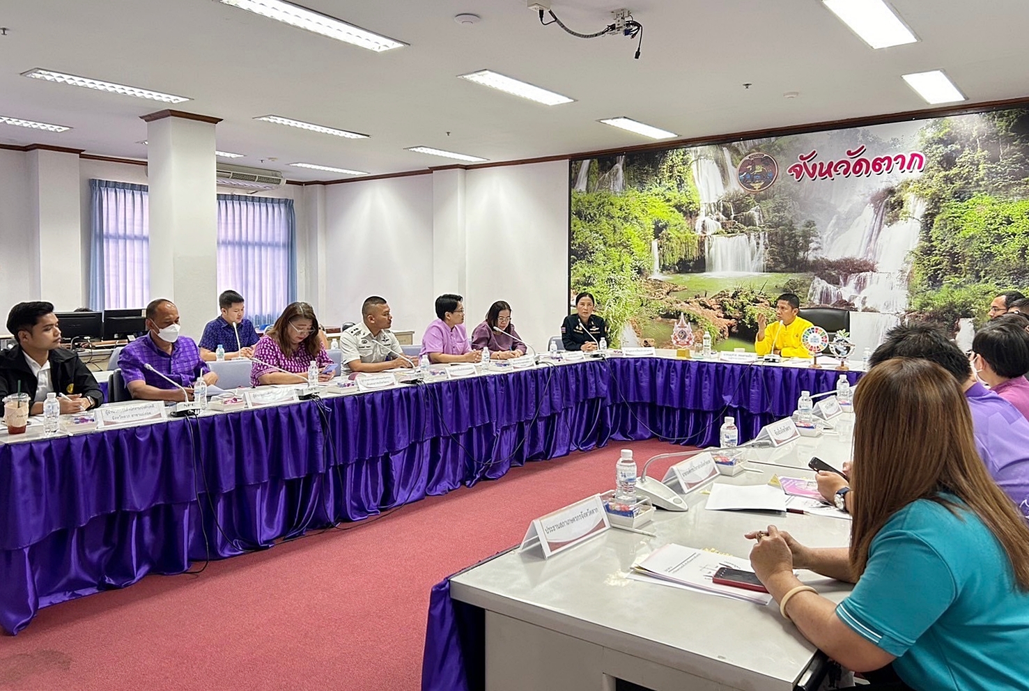 การประชุมคณะกรรมการพัฒนาการบริหารงานยุติธรรมระดับจังหวัด (กพยจ.) จังหวัดตาก ครั้งที่ 2/2567 