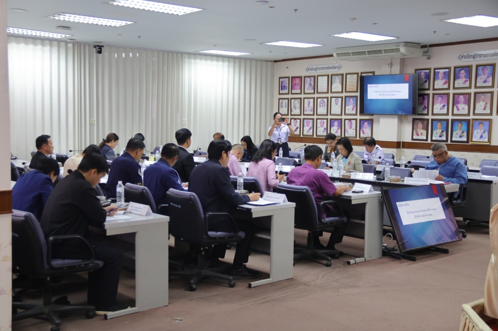 การประชุมคณะกรรมการร่วมภาครัฐและเอกชนเพื่อพัฒนาและแก้ไขปัญหาทางเศรษฐกิจจังหวัดตาก (กรอ.จังหวัดตาก) ครั้งที่5/2568