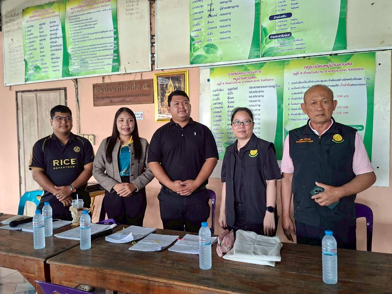 การลงพื้นที่ติดตามความคืบหน้าโครงการปรับเปลี่ยนเมล็ดพันธุ์ข้าว